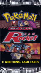 Pokemon Team Rocket Unlimited Edition Booster Pack - Collage Artwork - LONG PACK